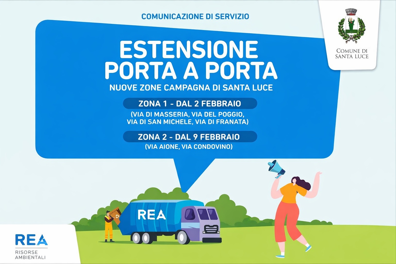 estensione del porta a porta nelle zone rurali