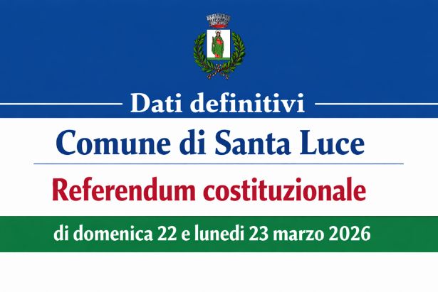 risultati definitivi comune di santa luce