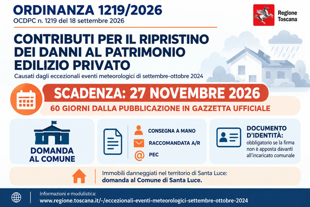 eventi calamitosi sett ott 2026