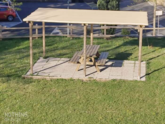gazebo area verde presso le scuole